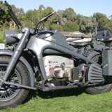 Un altro esemplare di Z�ndapp KS 750, sidecar per antonomasia prodotto per le truppe naziste